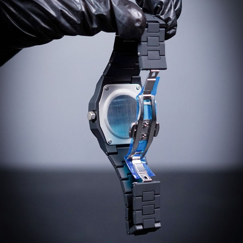 Arabic Aura Black Dial Watch