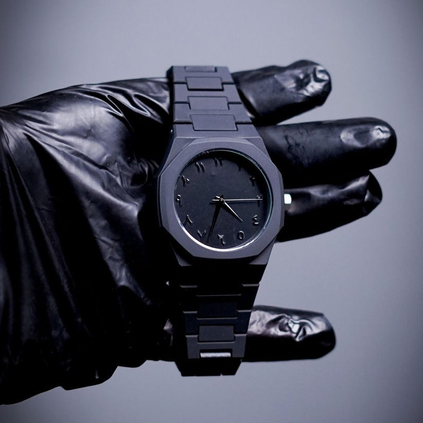 Arabic Aura Black Dial Watch